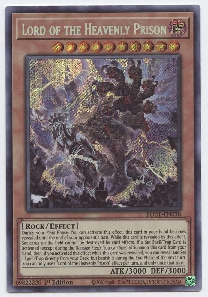Lord of the Heavenly Prison 2021 Yu-Gi-Oh!