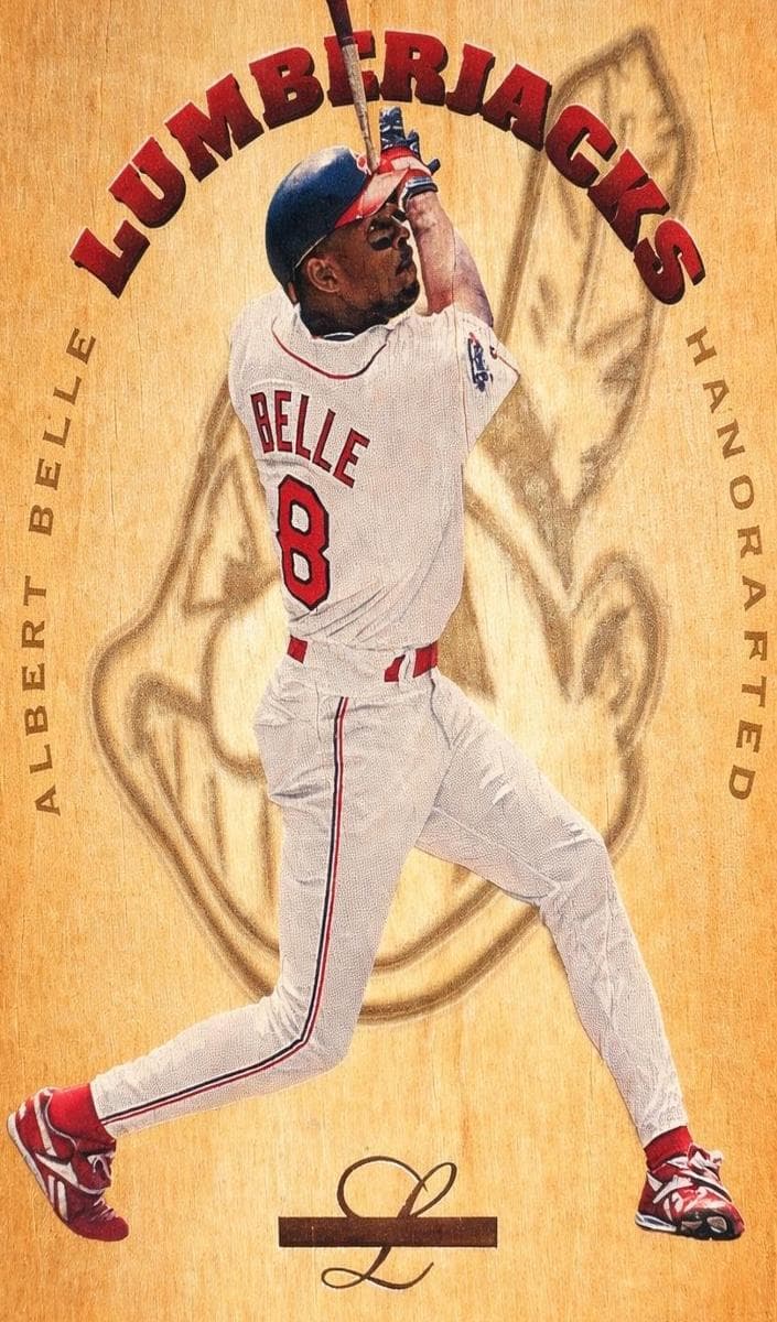 Albert Belle 1995 leaf Leaf Limited