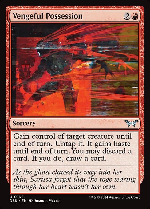 Vengeful Possession 2024 Magic: The Gathering Duskmourn: House of Horror