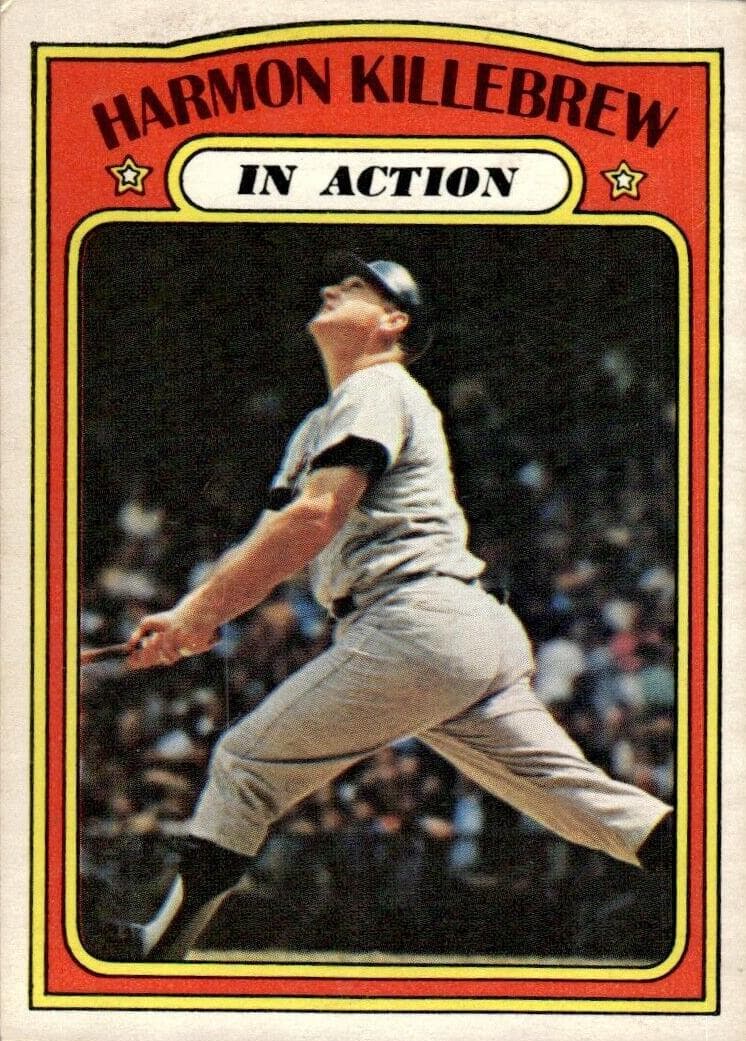 Harmon Killebrew 1972 topps O-Pee-Chee