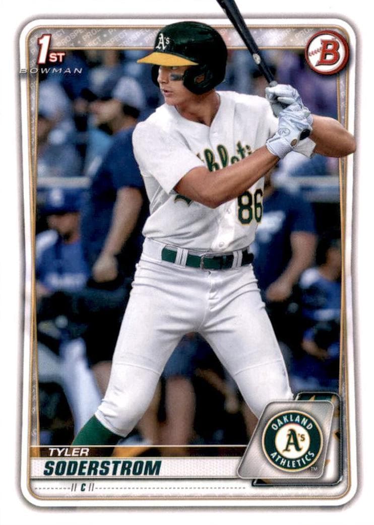 Tyler Soderstrom 2020 bowman Bowman Draft