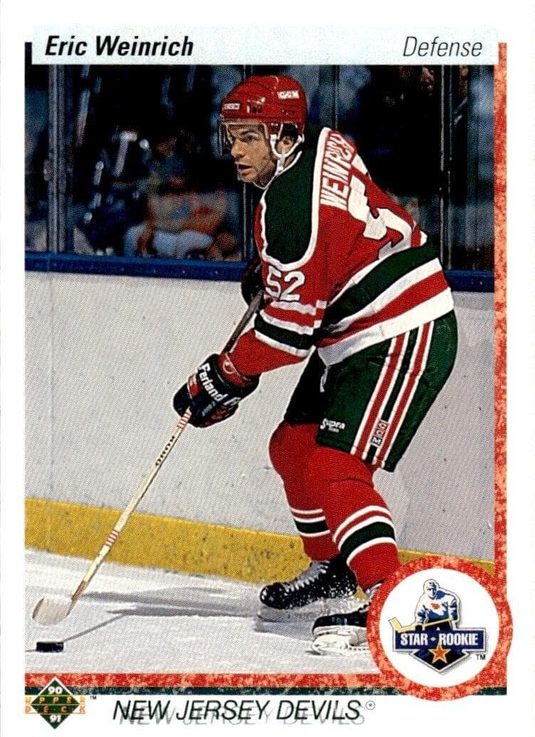 Eric Weinrich trading card