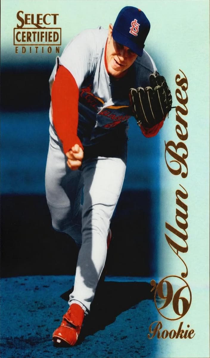 Alan Benes 1996 panini Certified