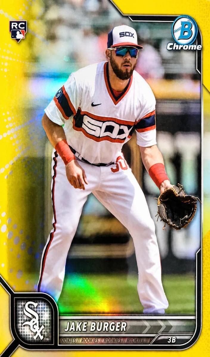 Jake Burger 2022 bowman Bowman Chrome