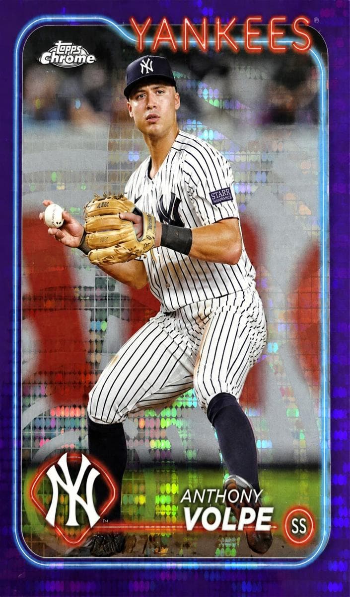 Anthony Volpe 2024 topps Topps Chrome