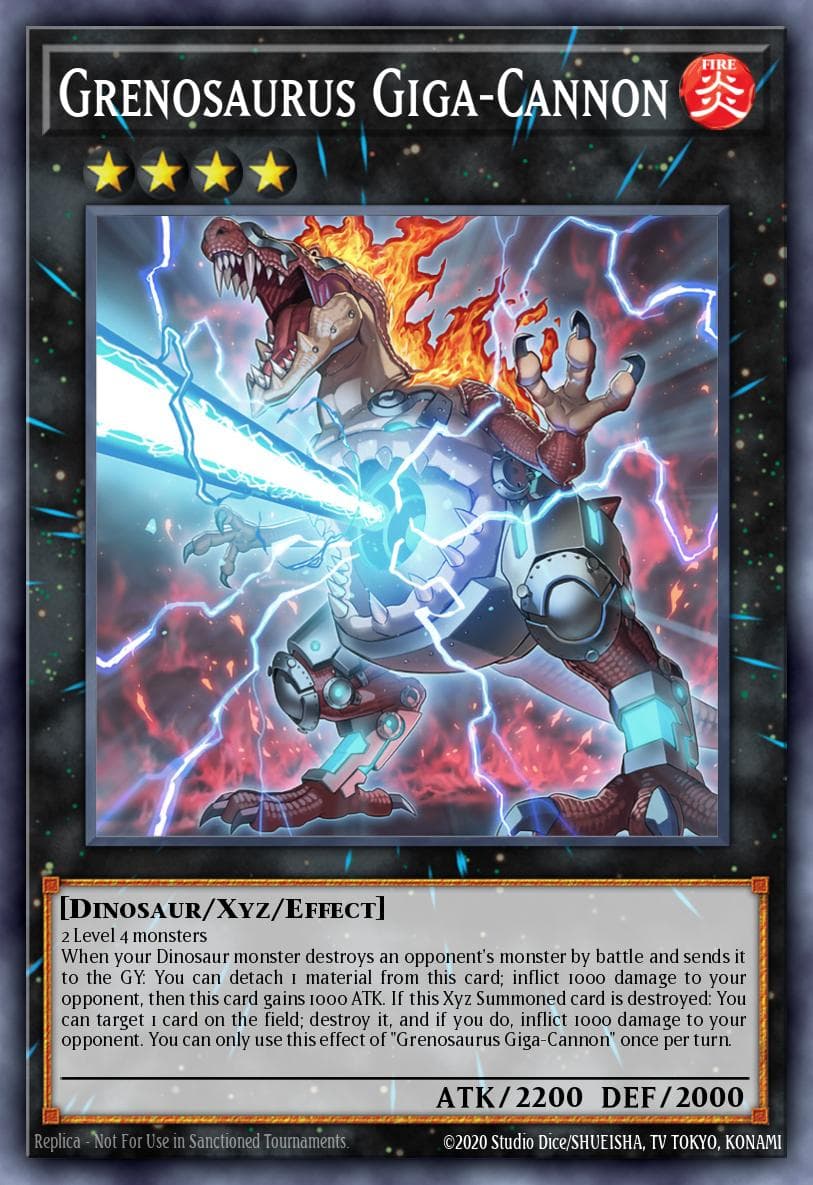 Grenosaurus Giga-Cannon 2023 Yu-Gi-Oh! Japanese Duelist Nexus