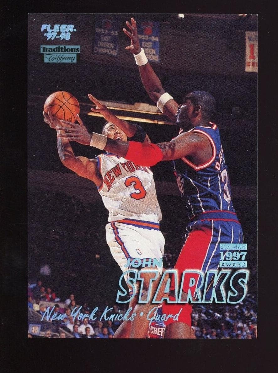 John Starks 1997 fleer Fleer