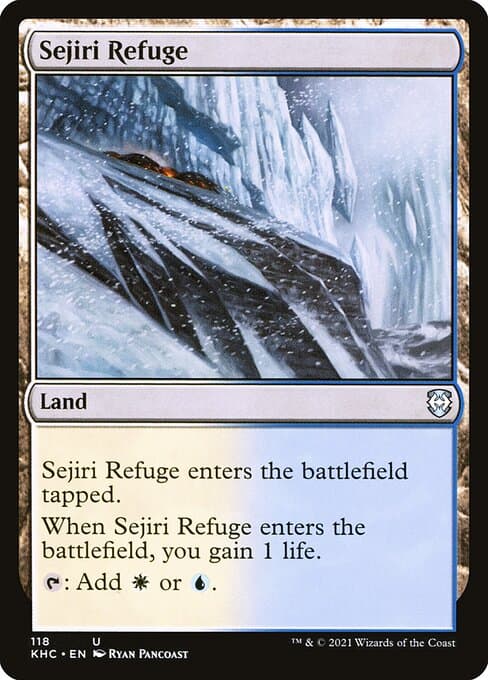 Sejiri Refuge 2017 Magic: The Gathering Commander Anthology