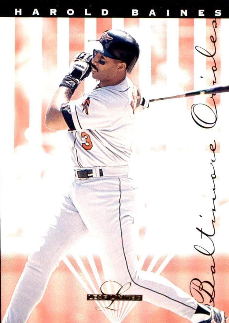 Harold Baines 1995 leaf Leaf Limited