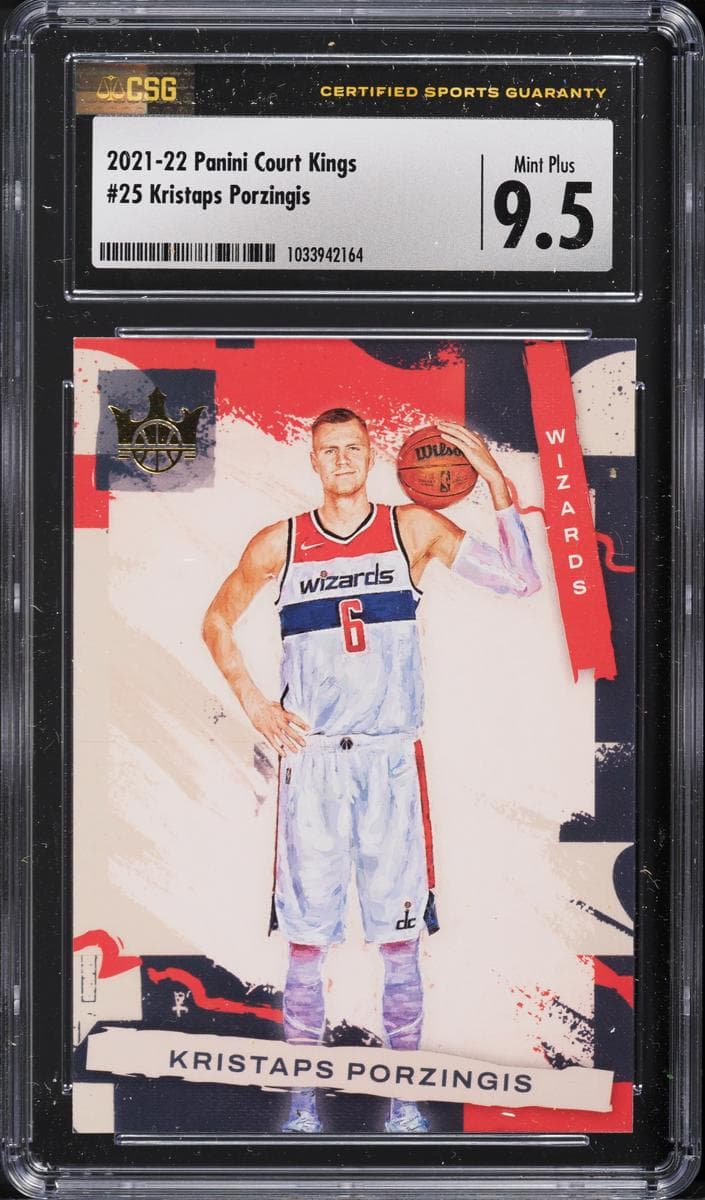 Kristaps Porzingis 2021 panini Panini Court Kings