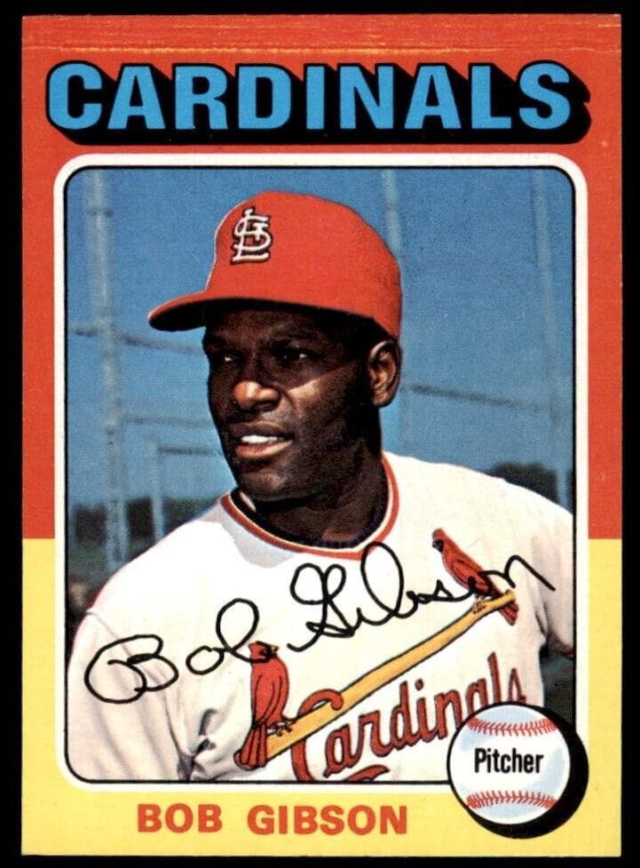 Bob Gibson 1975 topps Topps Mini