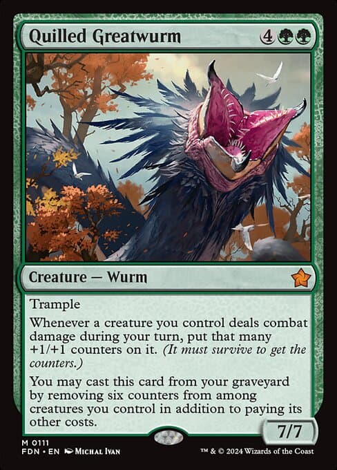 Quilled Greatwurm 2024 Magic: The Gathering
