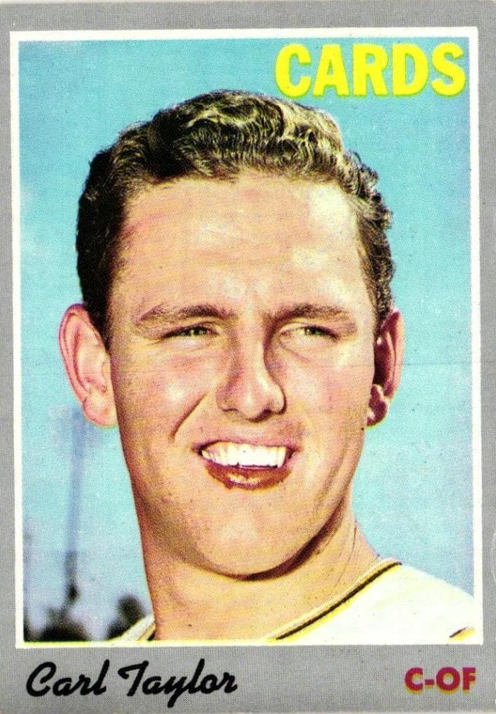 Carl Taylor 1970 topps Topps