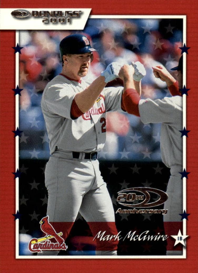 Mark McGwire 2001 panini Donruss