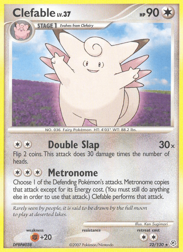 Clefable 2007 Pokemon
