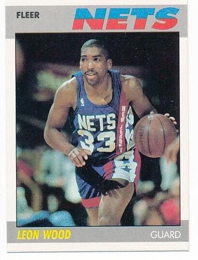 Leon Wood trading card