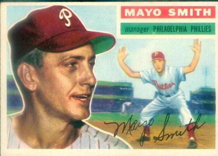 Mayo Smith 1956 topps Topps