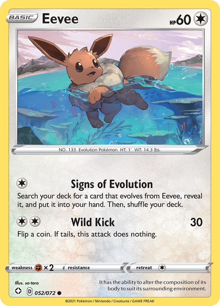Eevee 2021 Pokemon Shining Fates