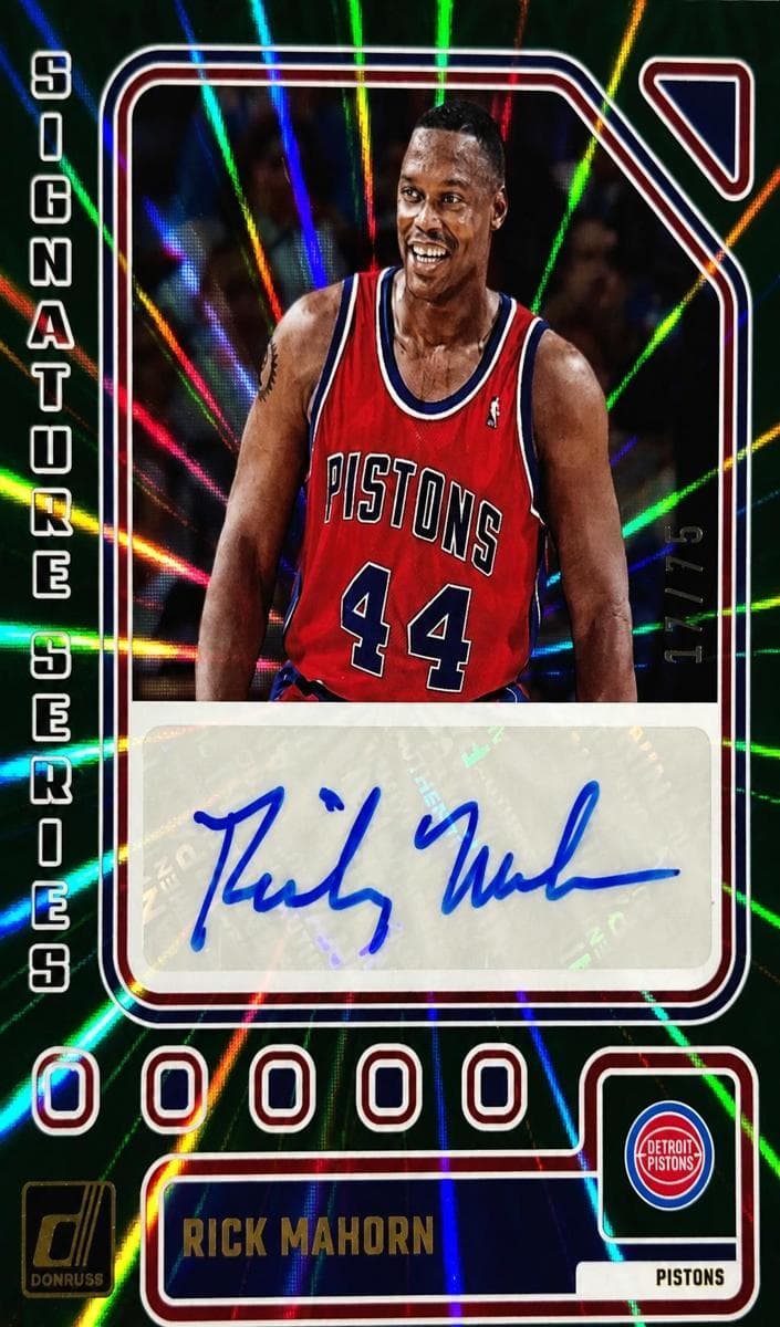 Rick Mahorn trading card