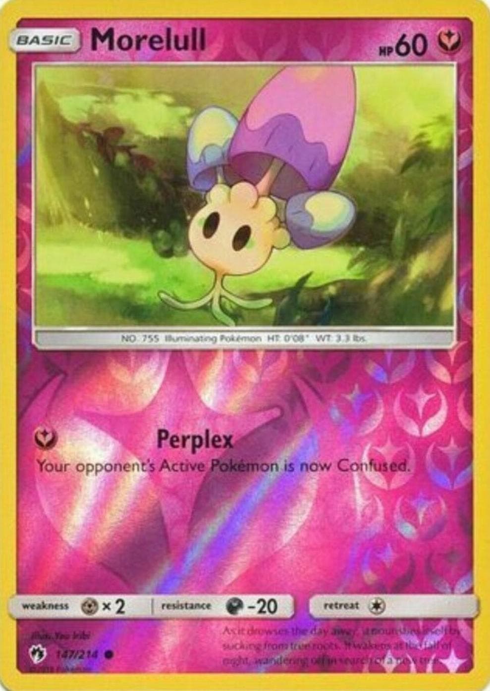 Morelull trading card