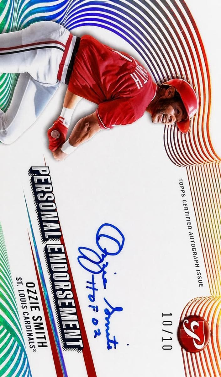 Ozzie Smith trading card