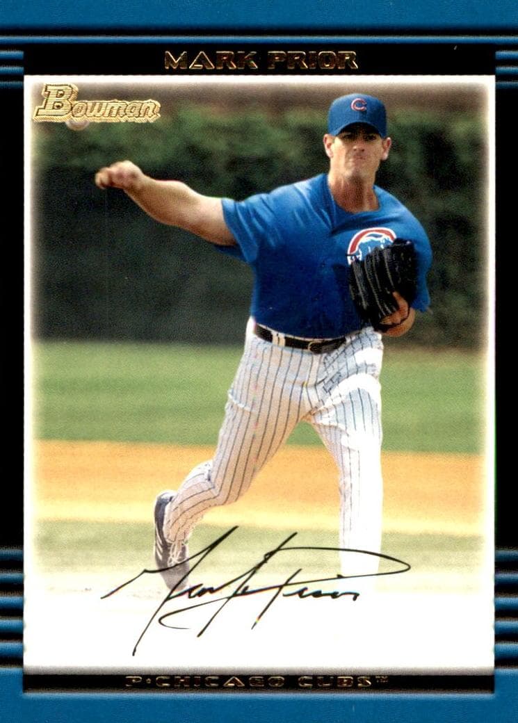 Mark Prior 2002 bowman Bowman