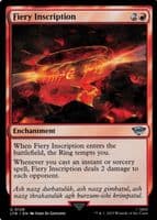 Fiery Inscription trading card