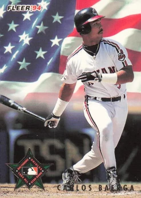 Carlos Baerga 1994 fleer Fleer