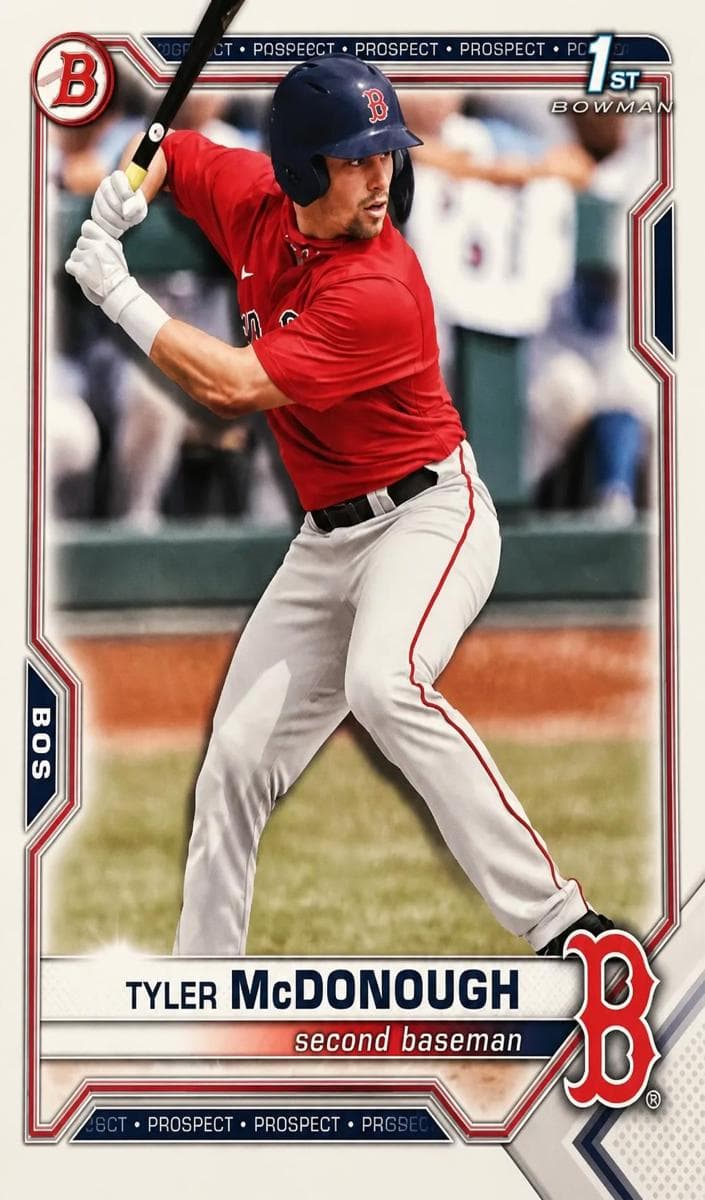Tyler McDonough 2021 bowman Bowman Draft