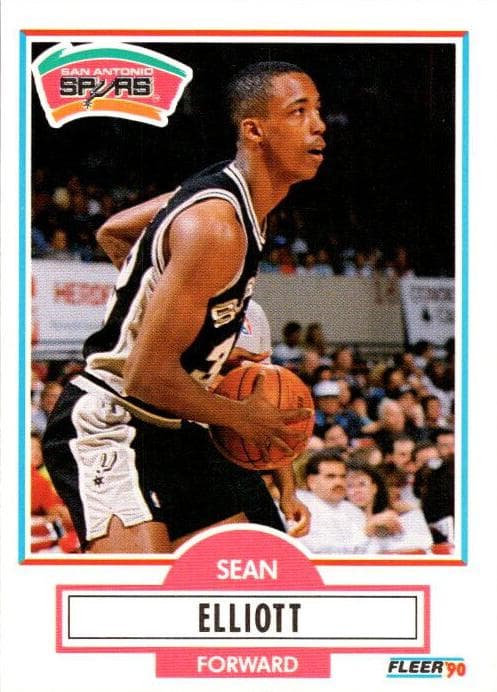 Sean Elliott 1990 fleer Fleer