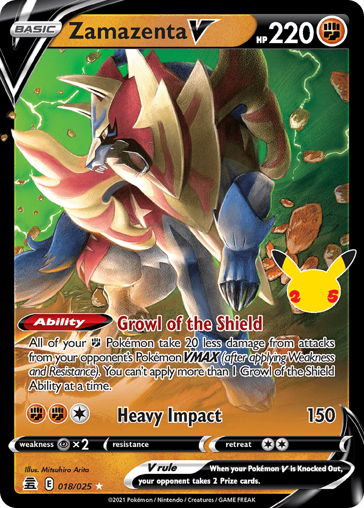 Zamazenta V 2021 Pokemon