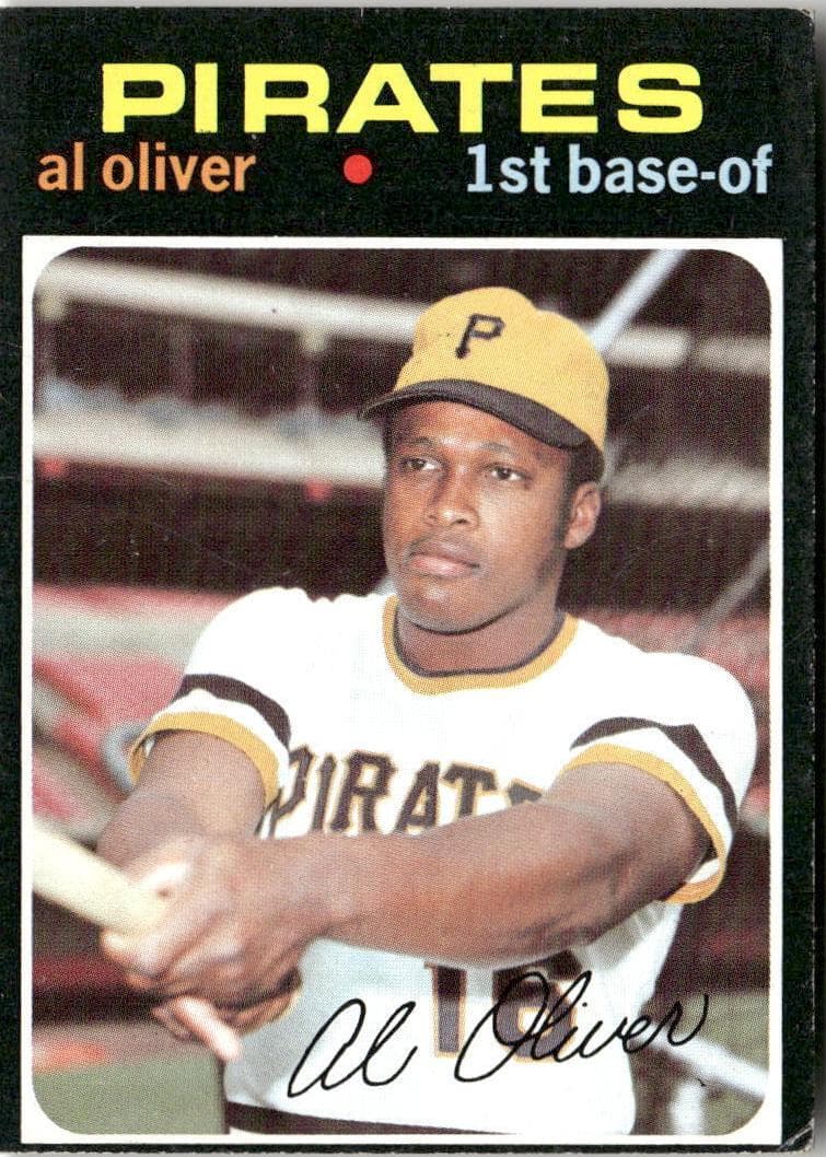 Al Oliver 1971 topps Topps