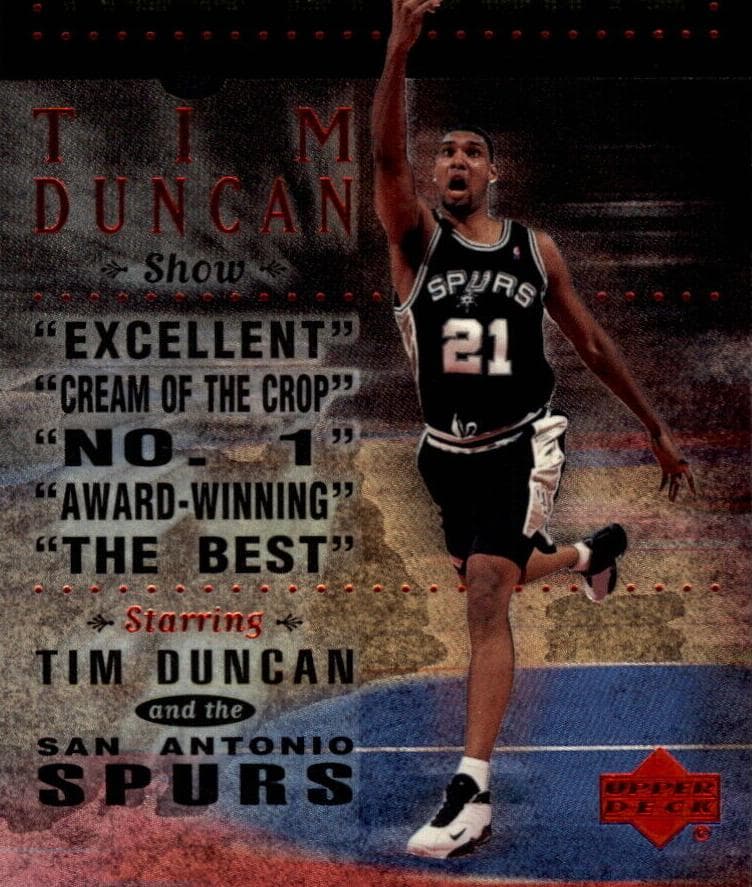 Tim Duncan 1999 upper-deck Upper Deck
