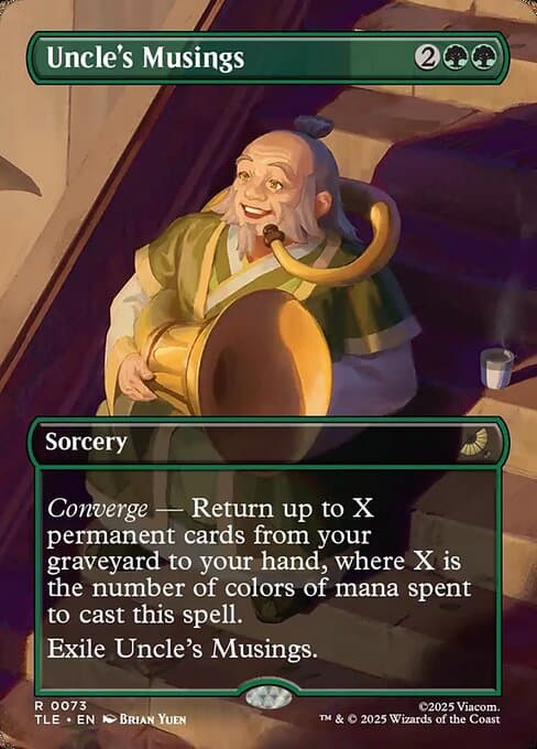 Uncle's Musings 2025 Magic: The Gathering Avatar: The Last Airbender Eternal Borderless