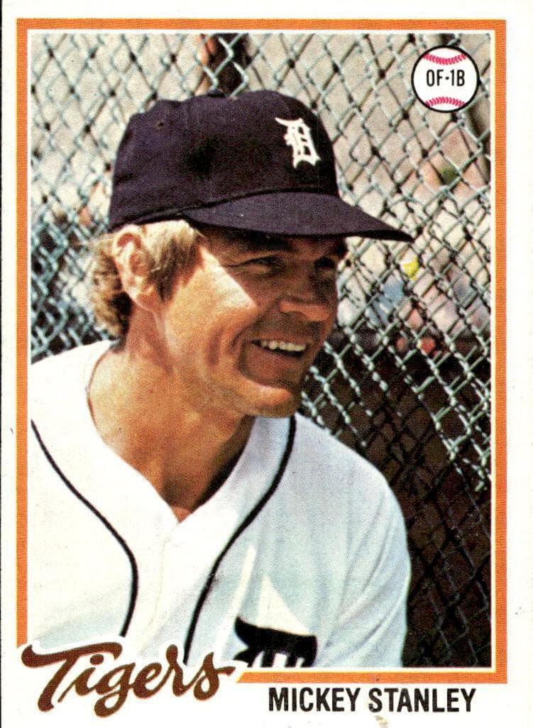Mickey Stanley 1978 topps Topps