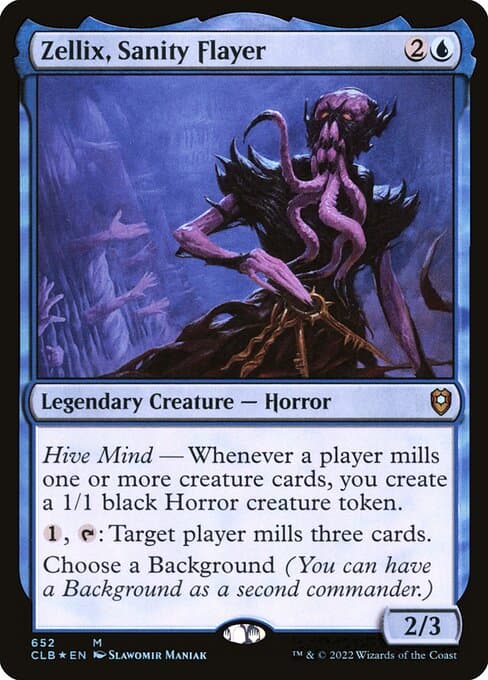 Zellix, Sanity Flayer 2022 Magic: The Gathering Commander Legends: Battle for Baldur's Gate Extended Art