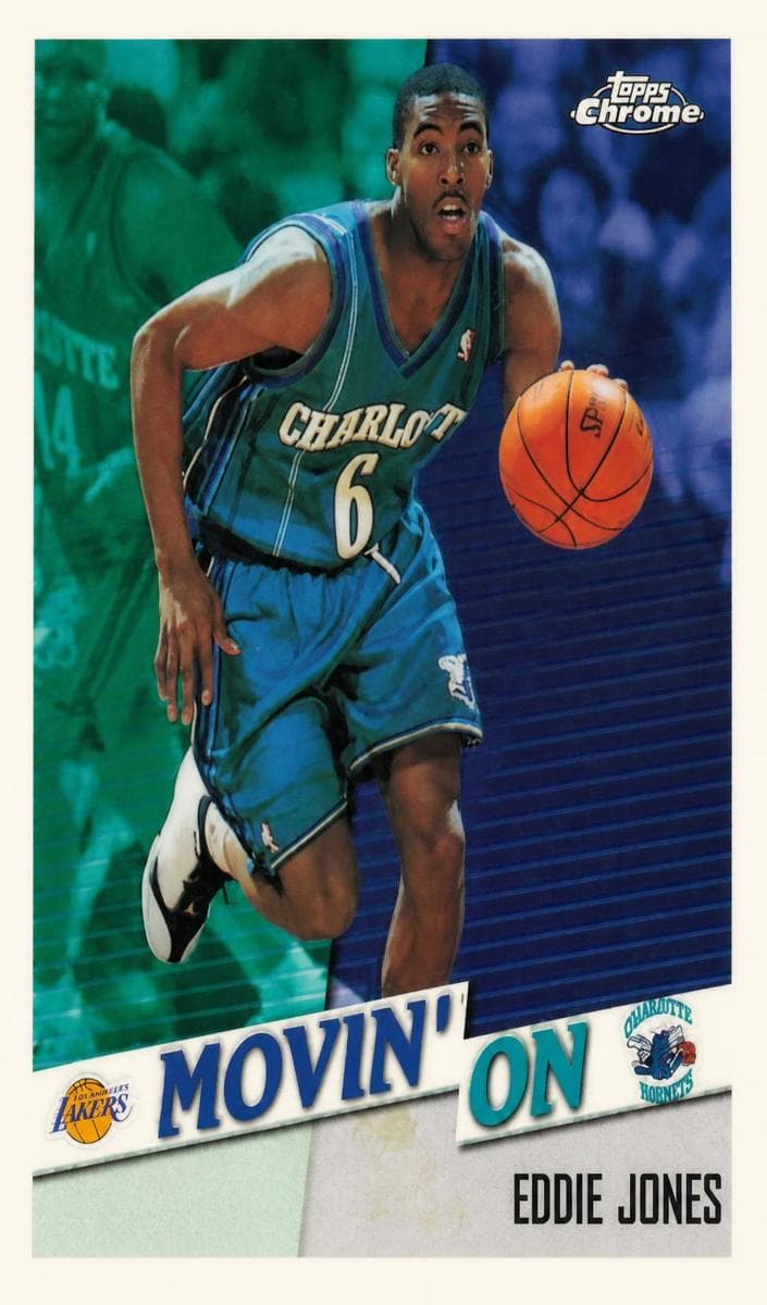 Eddie Jones 1998 topps Topps Chrome