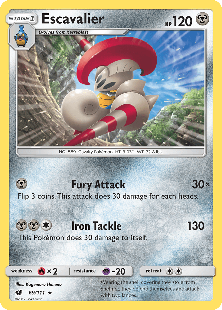 Escavalier 2017 Pokemon Crimson Invasion