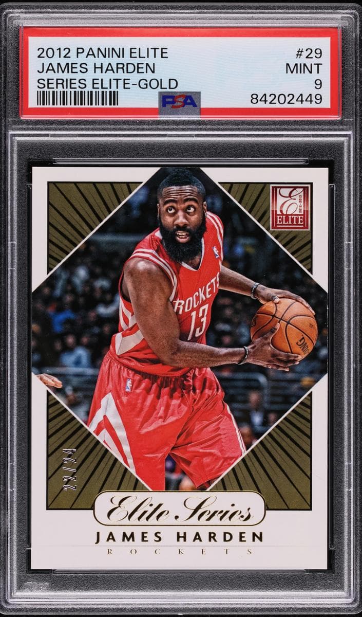 James Harden 2012 panini
