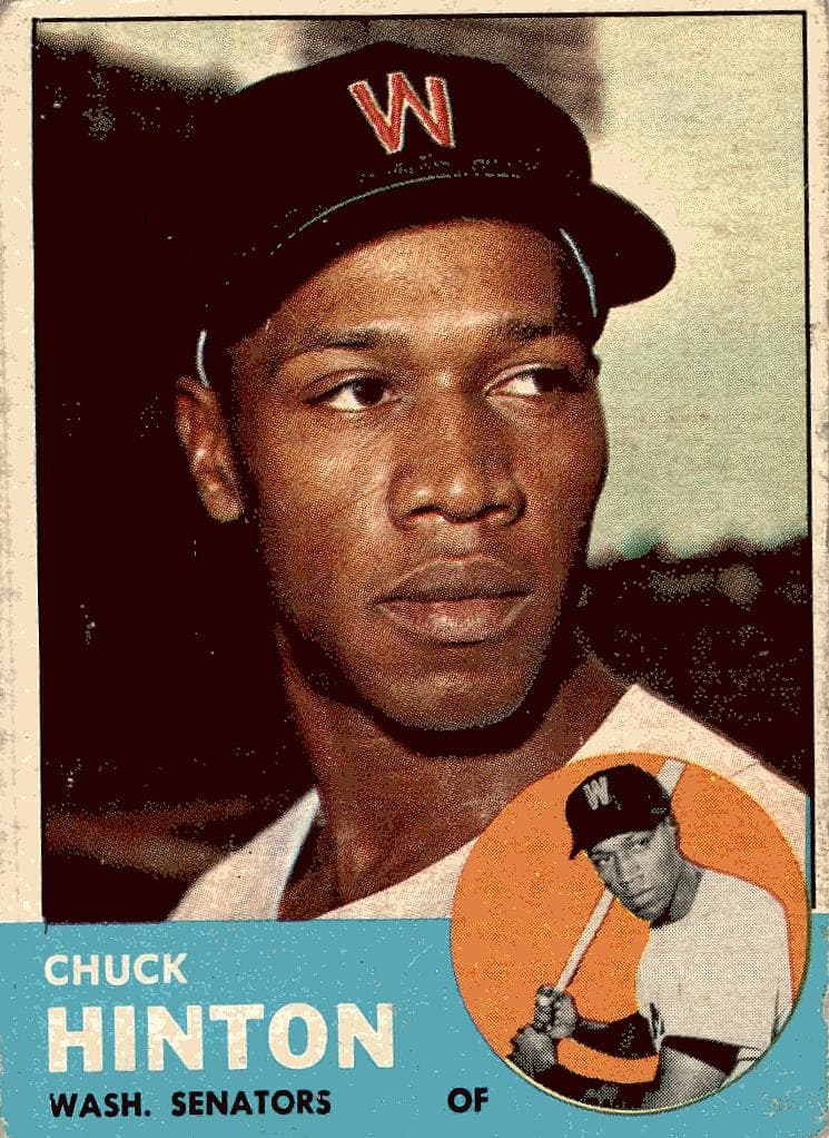 Chuck Hinton 1963 topps Topps