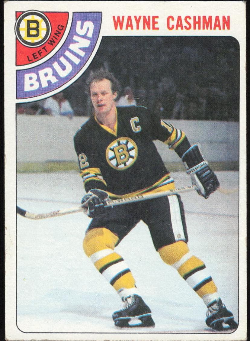 Wayne Cashman 1978 topps Topps