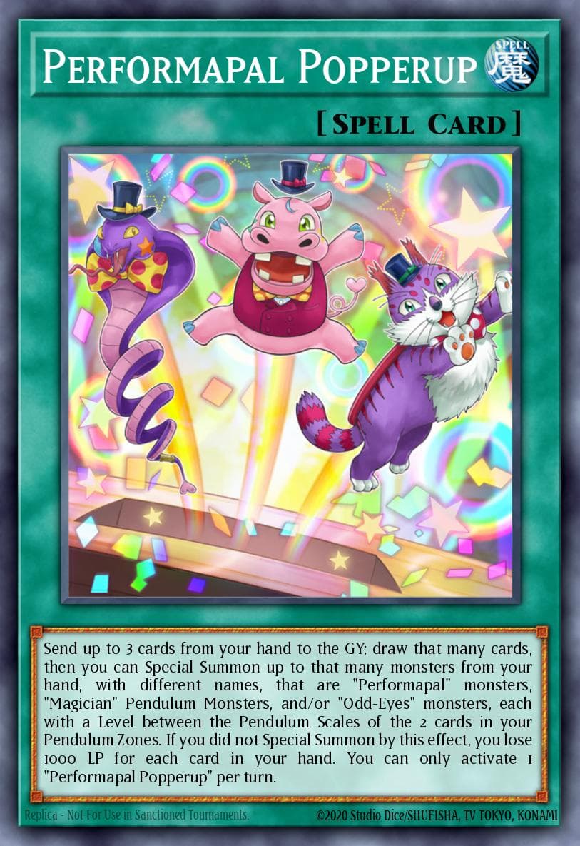Performapal Popperup 2020 Yu-Gi-Oh! Legendary Duelists: Magical Hero