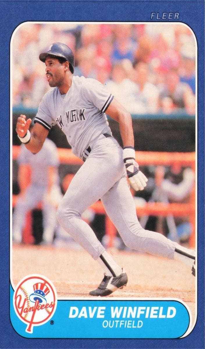 Dave Winfield 1986 fleer Fleer