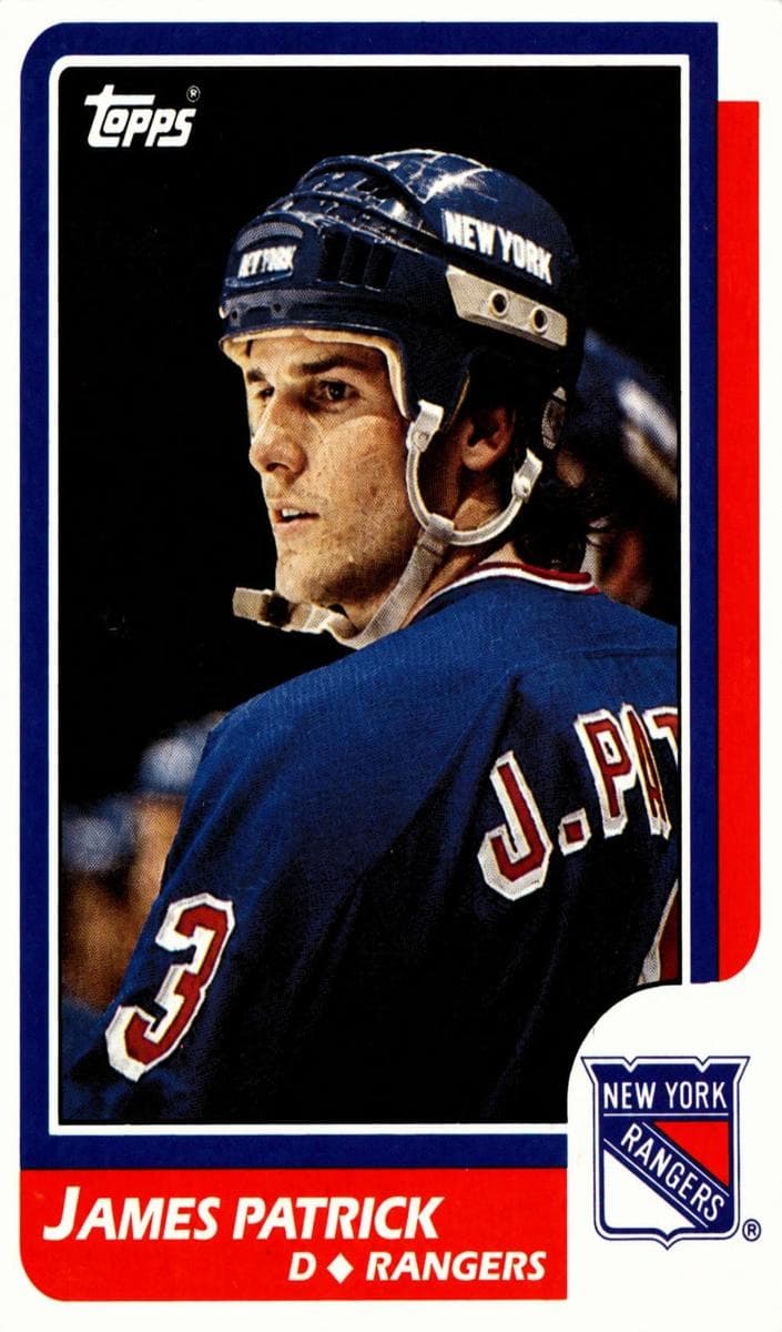 James Patrick 1986 topps