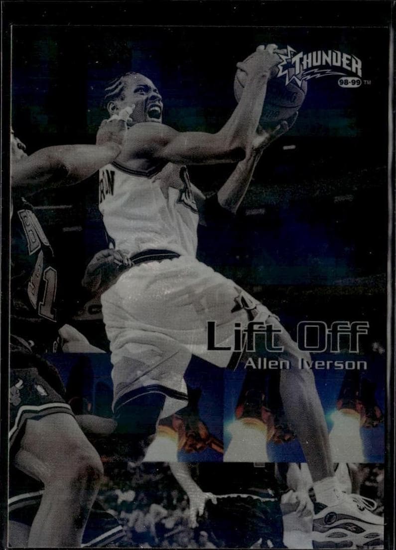 Allen Iverson 1998 skybox Thunder