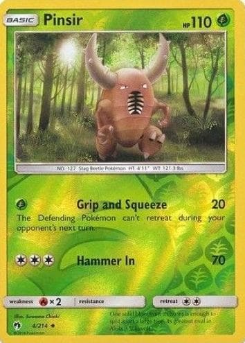 Pinsir trading card