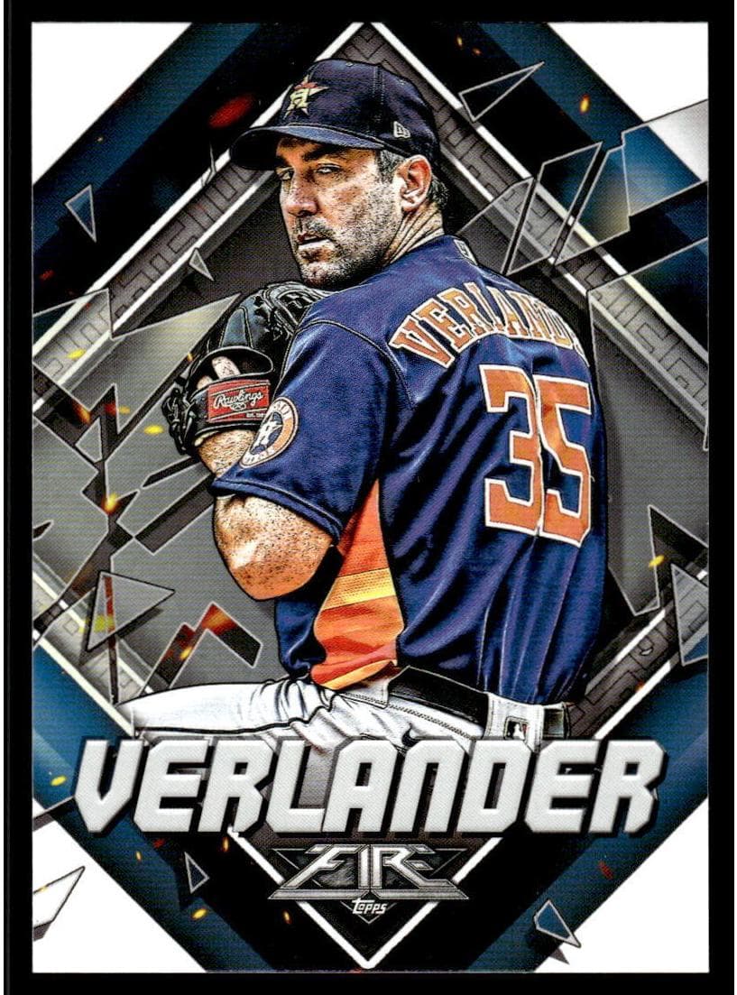 Justin Verlander 2022 topps Topps Fire