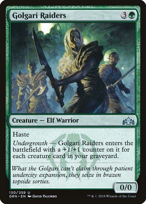 Golgari Raiders 2018 Magic: The Gathering Guilds of Ravnica