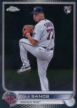Cole Sands trading card
