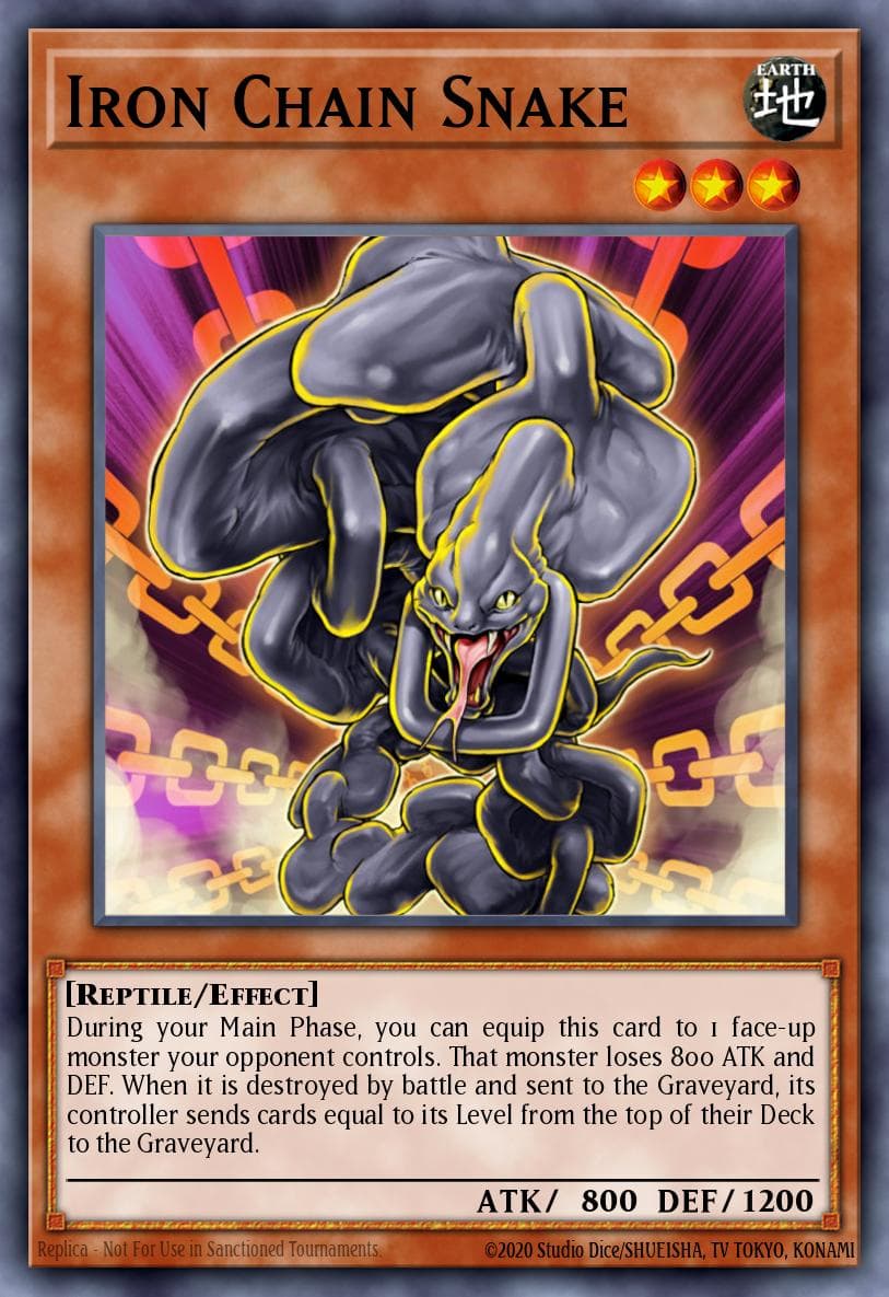 Iron Chain Snake 2008 Yu-Gi-Oh! Crossroads of Chaos